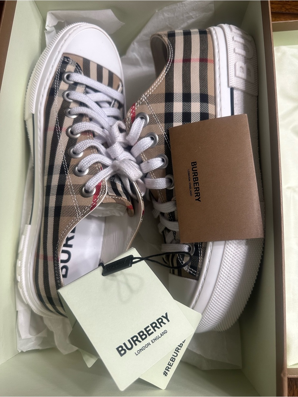 Authentic Burberry Sneakers
